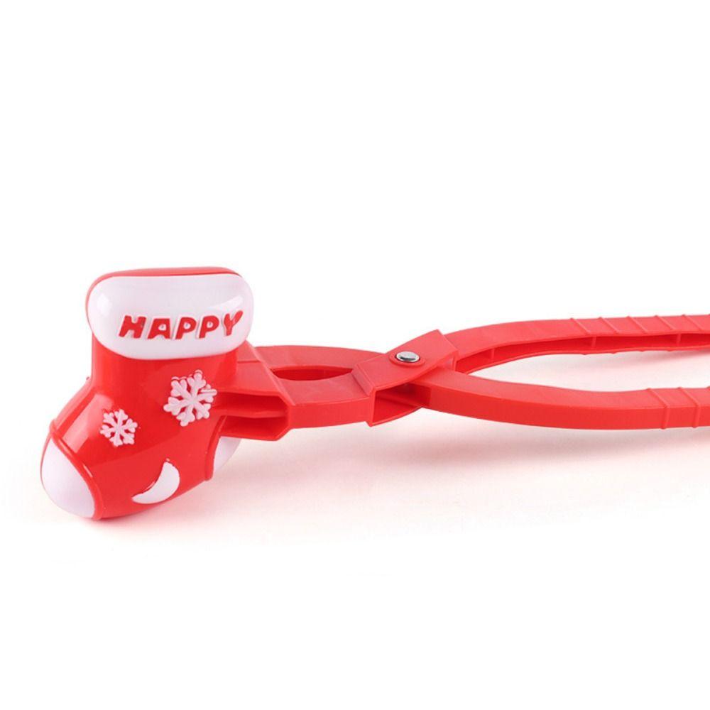 Пластиковые Рождественская елка, создатель снежков, зажимы, формы для изготовления снежных и песочных шаров, зимние уличные формы