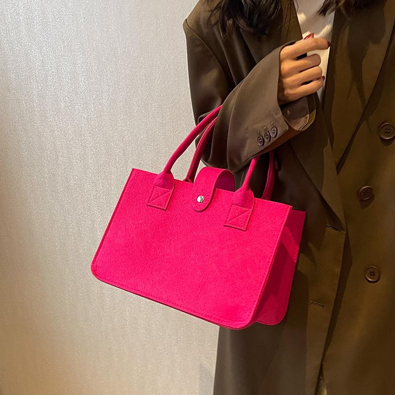 Универсальная чистая версия портативной фетровой сумки для свадебного сувенира, походная сумка для покупок большой вместимости