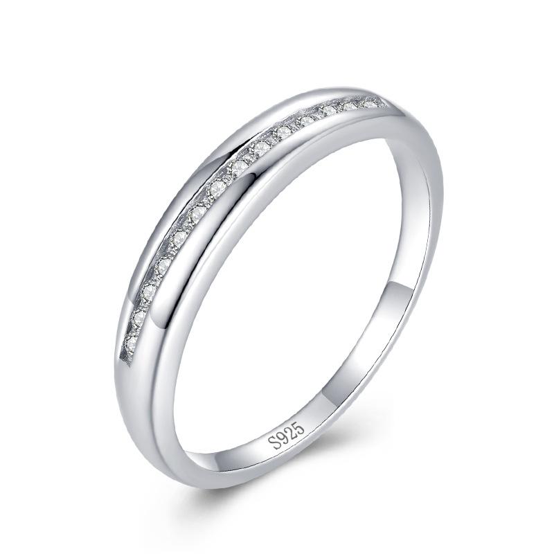 Tancise Classic стерлингового серебра 925 пробы кольцо с цирконом женские ювелирные изделия свадебное обещание вечерние подарок