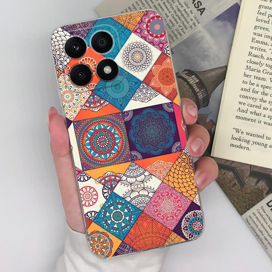 Чехол для Honor X8a X7a 9S 9X Pro 8A Pro 20S 30S 50 Pro Magic5 Pro, модный защитный прозрачный мягкий силиконовый чехол для чести, бампер