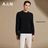 Antonio Men's 100% Cashmere Round Neck Pullover Sweater