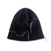 ШАПКА-БИНИ NOUGHT с ручной вышивкой / Черный