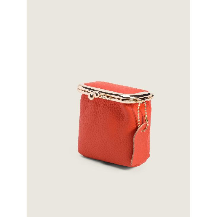 Fashion Mini Lipstick Bag Lychee Pattern Lipstick Case Ins Style Multifunctional Women Vertical Storage Bag Coin Purse