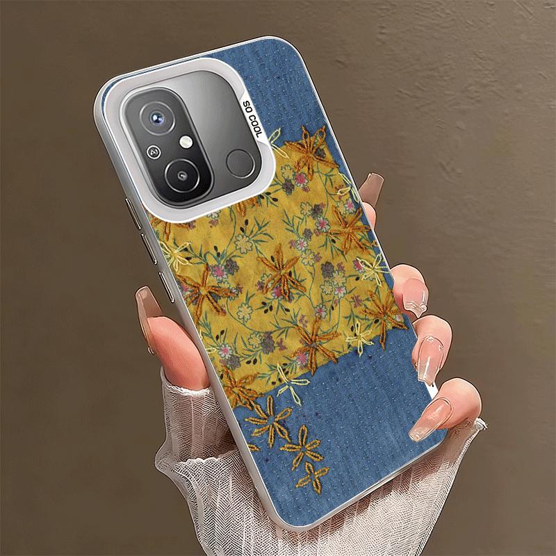 Retro Denim Pattern Soft Phone Case for Xiaomi Redmi 15C 15 14C 13C 12C Poco X5 X6 X7 Pro X3 F8 F7 Ultra M8 13 12 Cover Back She