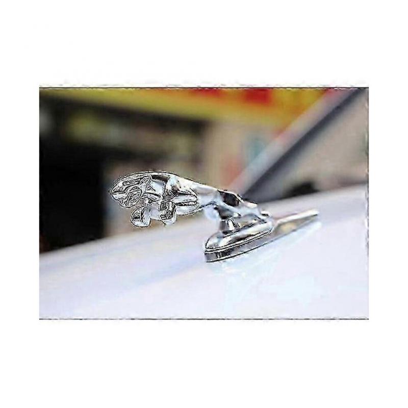 3D Emblem for Jaguar Car Logo Front Hood Ornament Car Cover Chrome Eagle Brand Car Accessories for Jaguar XF XJ XE XK XKR XFL XJS E Accessories