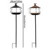 Large Capacity Standing Bird Feeder Weatherproof Hummingbird Feeder Wild Feeding Station  Patio