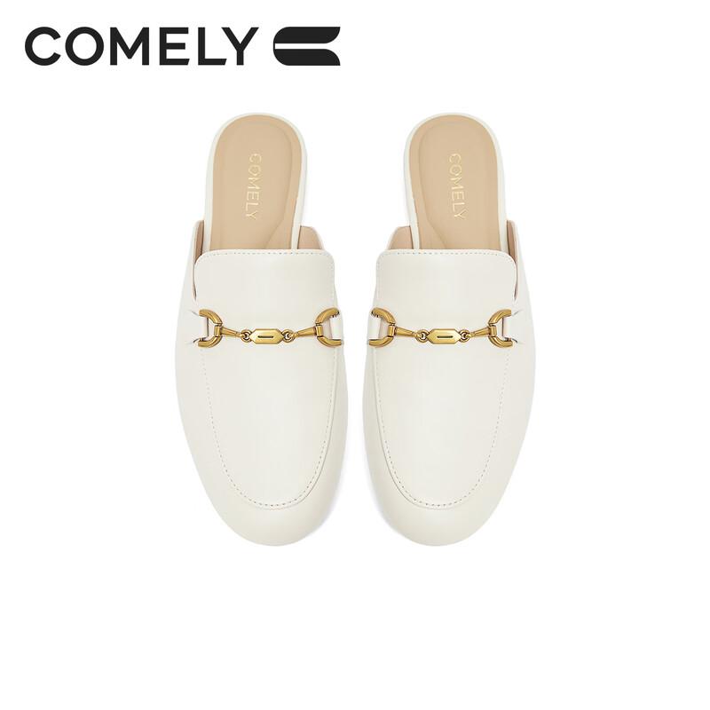 Элегантные женские мюли COMELY из овчины с заостренным носком