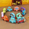 Wooden Cartoon Drag Train Early Education Digital Animal Transportation Cognitive Series Toys