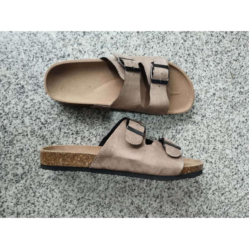 Новые шлепанцы на толстой подошве с ремешком и пряжкой через плечо для женщин, плоские туфли через плечо больших размеров