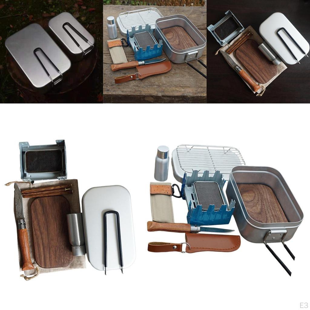 Outdoor Camping Cookware for Hiking, Travel Picnic Fihsing,