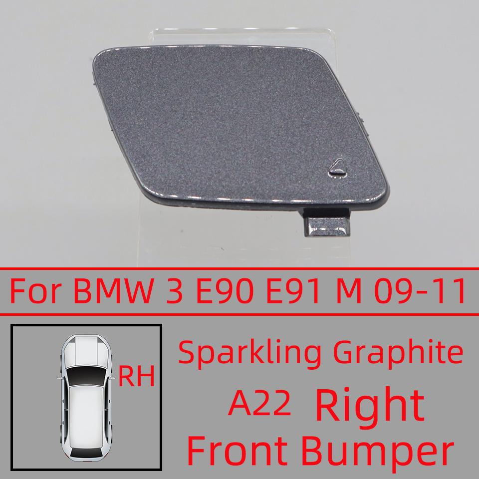 Car Front Bumper Tow Hook Eye Cover For BMW 3 LCI E90 E91 M SPORT 2009 2010 2011 2012 51117891391 Towing Hauling Trailer Lid