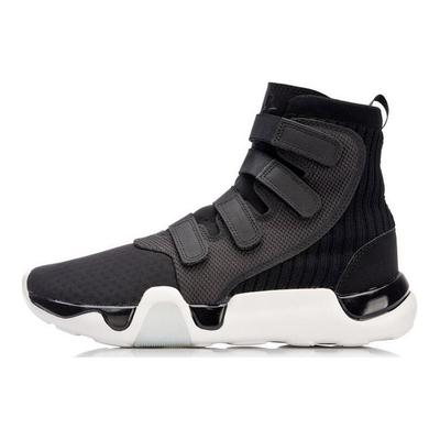 Li Ning Коллекция Уэйда Уэйд Самурай Амортизация Высокие Винтажные Баскетбольные Кроссовки Мужские Черные AGWN021-1