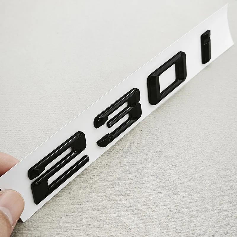 3D ABS Car Letters Rear Trunk Badge Logo 218i 220i 230i Sticker Emblem Decals For BMW F22 F23 218i 220i 225i 230i Tail Marking ia2