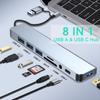 USB-концентратор Type C USB-хаб USB 3.0 USB 2.0 TF / SD 5-портовый мульти-сплиттер OTG Для HUAWEI Алюминиевый сплав USB 3.0 хаб для ПК