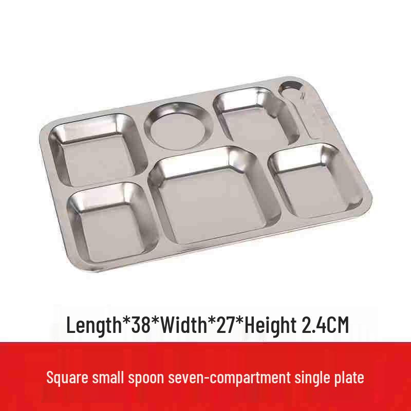 OEING Stainless Steel Compartmented Lunch Tray