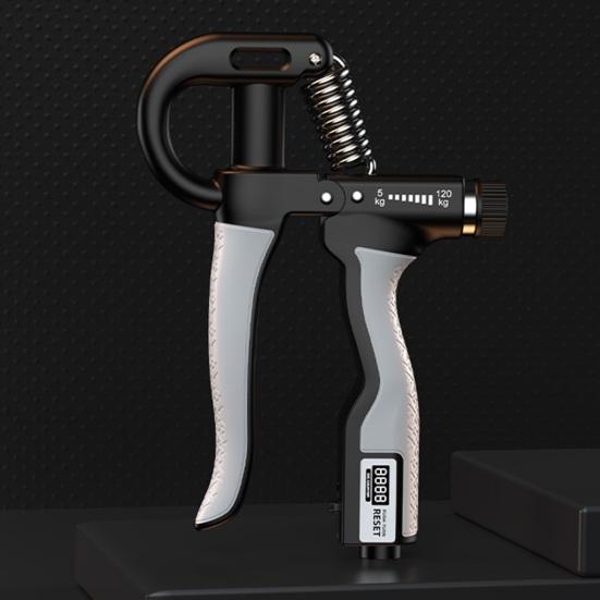 Grip Strength Trainer Hand Grip Strengthener with Adjustable Resistance 5-120KG Real-Time Data Display Forearm Strengthener