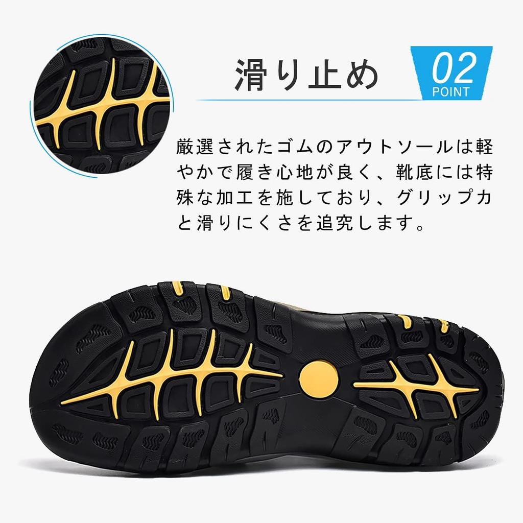 NEARDREAM Sports Стильные амфибийные сандалии для активного отдыха и из натуральной кожи, мужские сандалии, для походов, кожаные, серые, 26,5 см