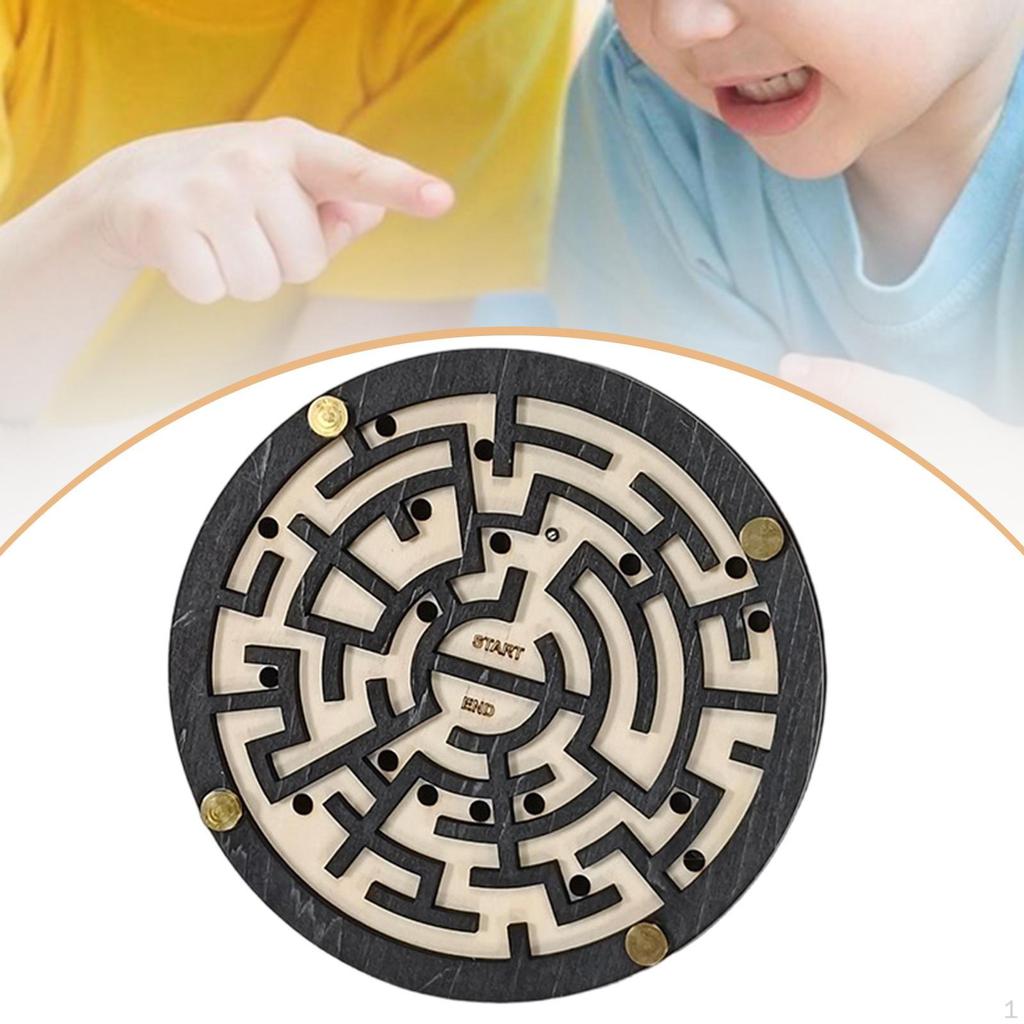Game with Marble Run Promotes Concentration And Coordination – A Puzzle Board for Ages 8