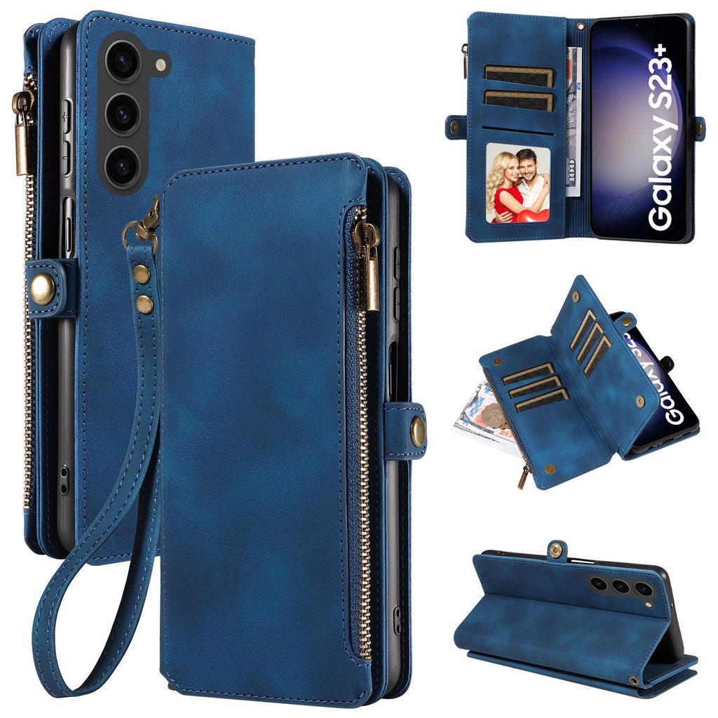 Protective Covers for S24 Plus, S23 FE, S22 Ultra, and S21 Phones with Zipper Leather, Wallet, Flip, and Business Design Options.