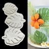 Форма для помадки, форма для торта, листья растения, листья монстеры, шоколад, силикон для выпечки, сделай сам