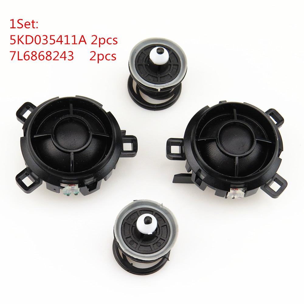 SCJYRXS Car Rear Door Tweeter Buzzer Soprano Loudspeaker Horn For Golf MK6 Scirocco Rabbit 5KD035411A 5KD 035 411A 5KD 035 411 A