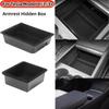 Storage Box For Tesla ModelY/3/3+ Highland 2024 Interior Accessories Car Styling Tray Flocking Center Console Armrest Hidden Box