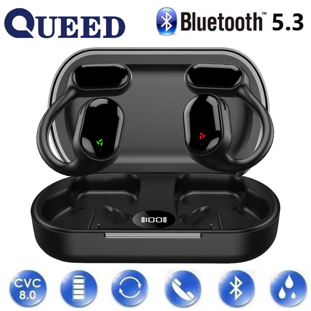 Новая подвесная Bluetooth-гарнитура ушного типа не входит в ухо, беспроводные спортивные наушники с открытой костной проводимостью