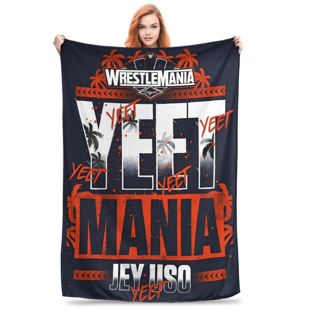 JEY YEET USO Борьба Теплое одеяло Детское плюшевое покрывало Смешное для дивана кресла Фланелевая простыня Покрывало для дивана-кровати