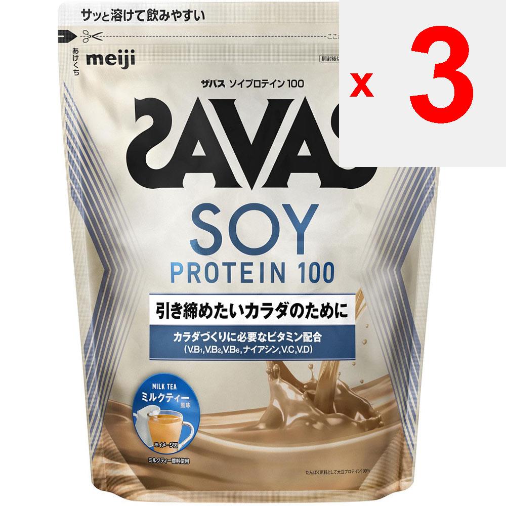 MEIJI Zavas Соевый протеин 100 Вкус молочного чая 45 порций 900г ZABAS ZABAS