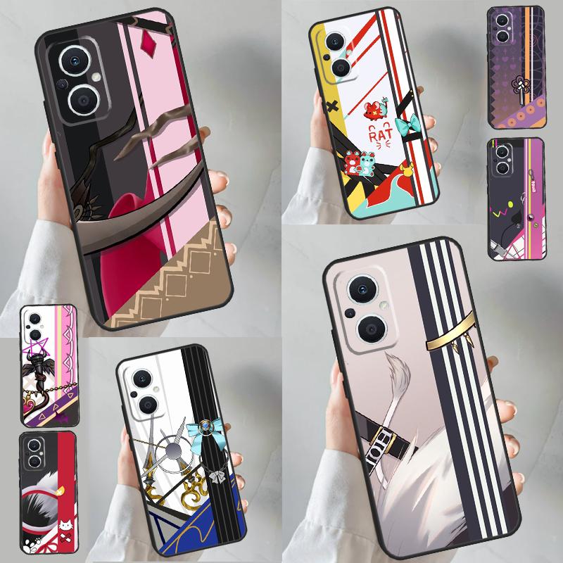 Аниме Хололайв Чехол Для OPPO Reno 4Z 5Z 8T 10 11 Pro 11F 5 6 7 8 Lite OPPO Find X5 X6 Pro X2 X3 Neo Обложка