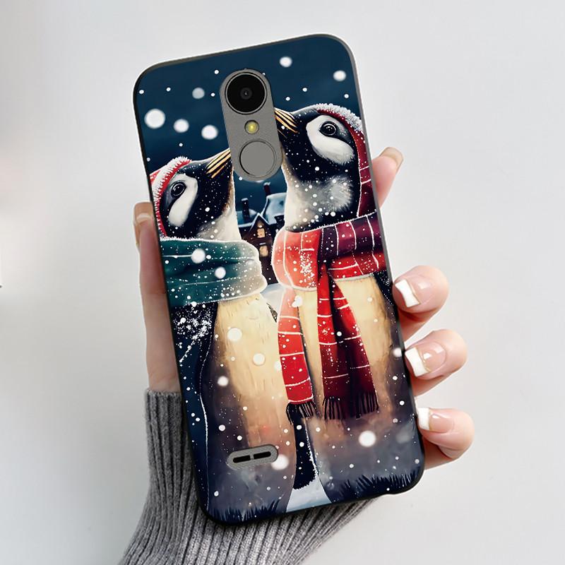 Чехол для LG K4 2017 X230/LG K8 2017 X300 Тонкий Чехол Эстетичный Роскошный Милый Крутой Мальчики Девочки Черный Матовый Мягкий Силикон Задняя Крышка
