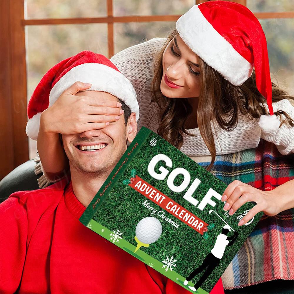 Golf Advent Calendar 2026 Christmas Advent Calendar w/Golf Surprises Golf Accessory Xmas Countdown Calendar Gifts for Golf Lover