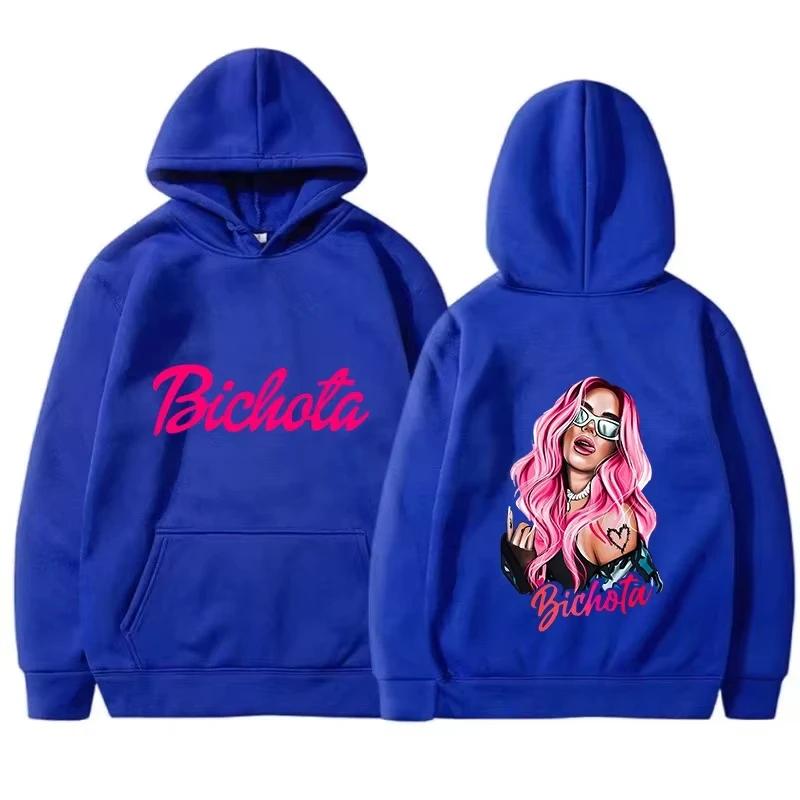 Autumn Winter Karol G Bicotta Women's Hoodie Men's Hip Hop Hoodie Manana Sera Bonito Long Sleeve Y2K Sweatshirt