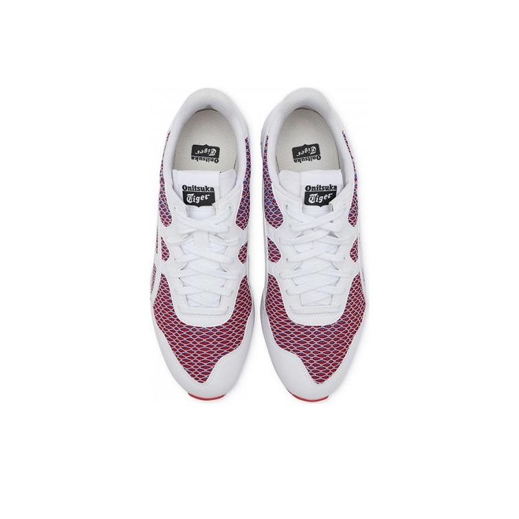 ONITSUKA TIGER Rebilac Кроссовки Удобные Простые Нескользящие Износостойкие Легкие Низкие Повседневная Обувь Унисекс Кроссовки Красный Синий 1183A772-600