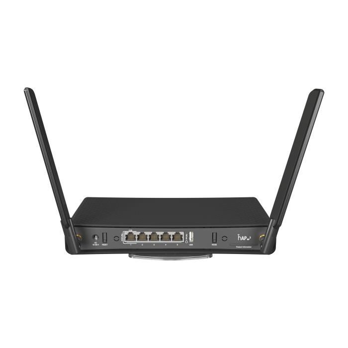 Routeur - mikrotik - hap ax3 c53uig+5hpaxd2hpaxd - wi-fi 6 - bi-bande 2,4/5 ghz - 1200 mbit/s