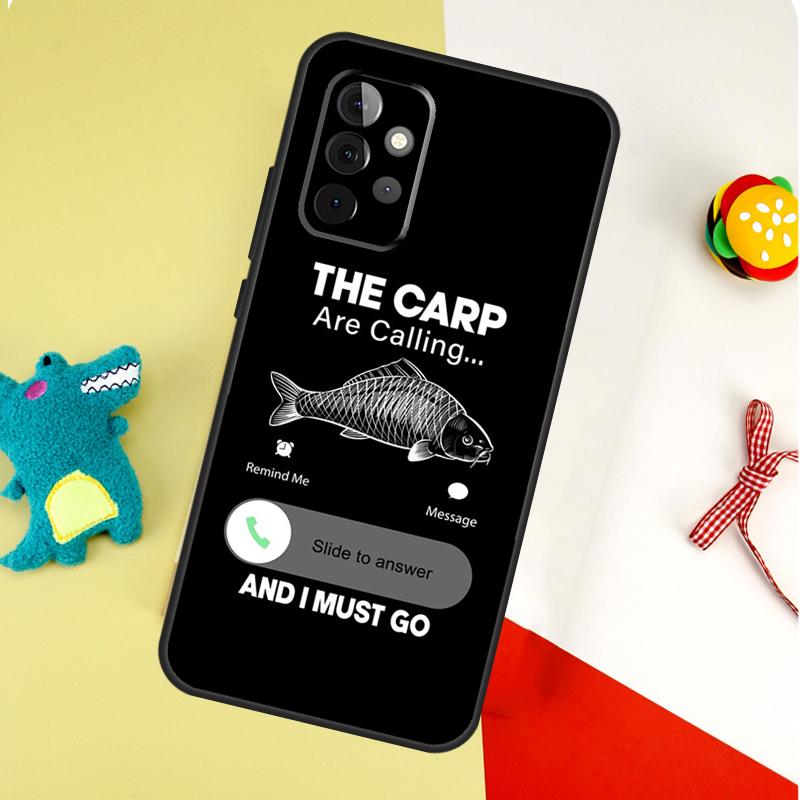 Удочка для ловли карпа Чехол для телефона Samsung Galaxy A55 A35 A15 A54 A34 A14 A53 A33 A13 A05 A06 A16 A22 A32 A52