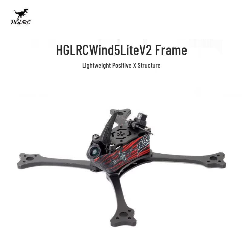 HGLRC Wind5 Lite V2 5-inch FPV Drone Frame Dust Strap