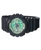 Casio G-Shock Аналоговые цифровые кварцевые часы с ремешком из смолы мятно-зеленый циферблат GA-110CD-1A3 200M Мужские часы