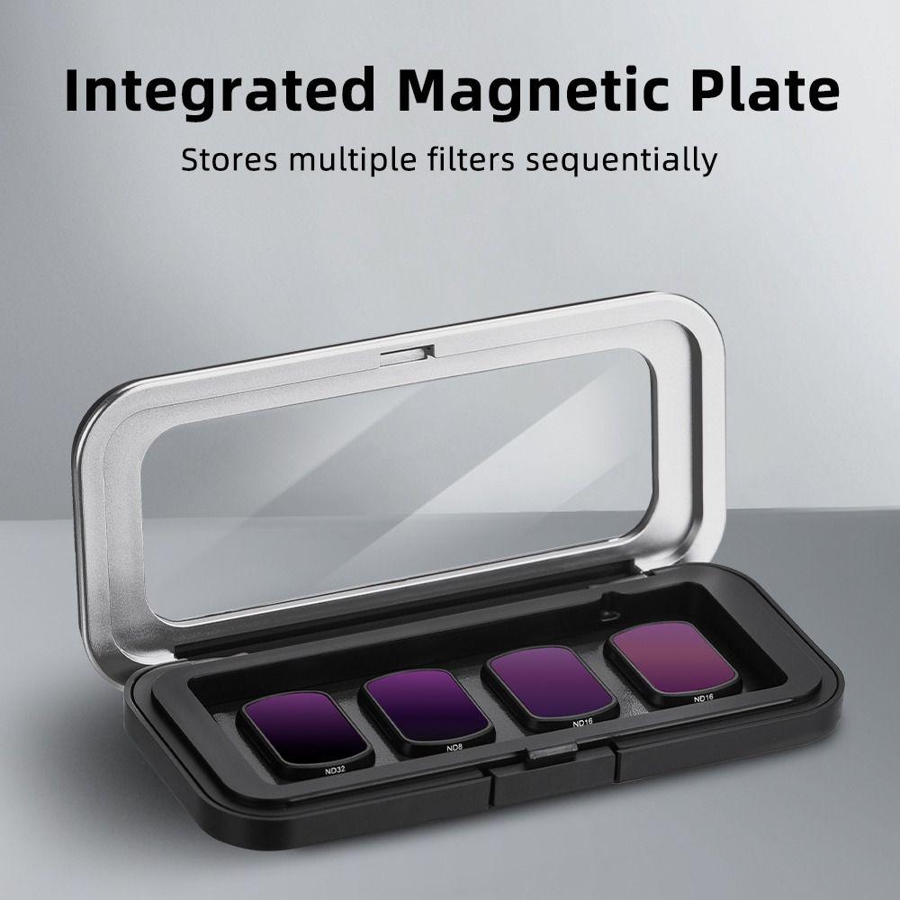 Protective Lens Filters Storage Box for DJI Osmo Pocket 3 UV/CPL/ND Wide-angle Lens SD/TF