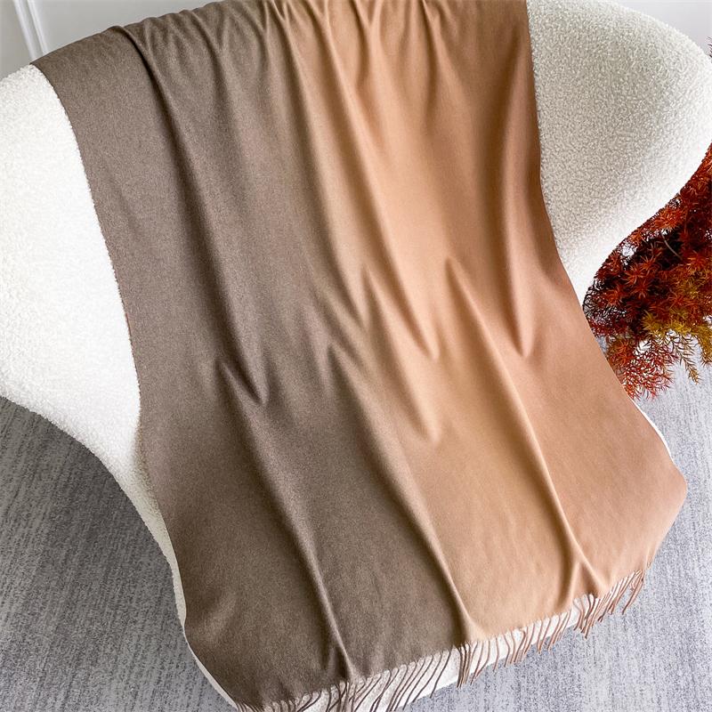 New 40 Color Winter Scarf for Women Long Warm Cashmere Scarves Hijab Solid Lady Shawl Wrap Pashmina Bandana Stoles 70X190Cm