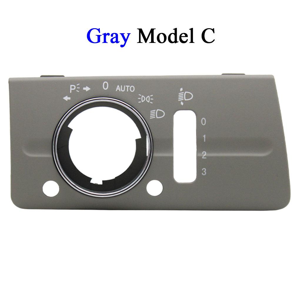 W211 Dashboard Black Beige Headlight Lamp Switch Cover Panel For Mercedes Benz E Class 320 350 550 2003 2004 2005 2006 2007 2008