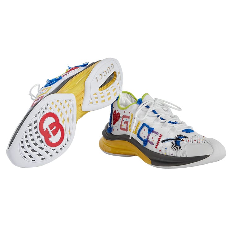 Gucci Кроссовки для бега Белые 708643 FAAJQ 9142