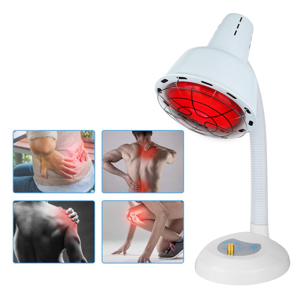 Инфракрасная лампа для салона красоты, регулируемая физиотерапевтическая лампа для снятия боли, вилка EU 220 В
