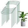 2Pcs Plant Support Stake Half Circle Plant Support Ring Peony Tomato Hydrangea Plant Cage Tall Potted