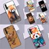 Чехол с красной пандой для Huawei Nova 9 10 SE 12i 11i 8i 12s Y90 Y60 Y70 Y72 Y61 Y91 P20 P40 P30 Lite P60 Pro