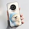 New Unique Cartoon Design Soft Silicone Black Casing For TCL Suixuetang M1 Fluffy Kitten Pattern Shockproof Protective Cover