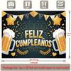 Фон для вечеринки Плоский Feliz Cumpleaos Мероприятия Свадьба Церемония вступления Четыре сезона Мероприятие Фотофон Декор входной двери Тема Тема Тема Тема