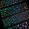 Мерцающие Звезды 3D Лазерные ПЭТ Наклейки для Детей и DIY Коллажа