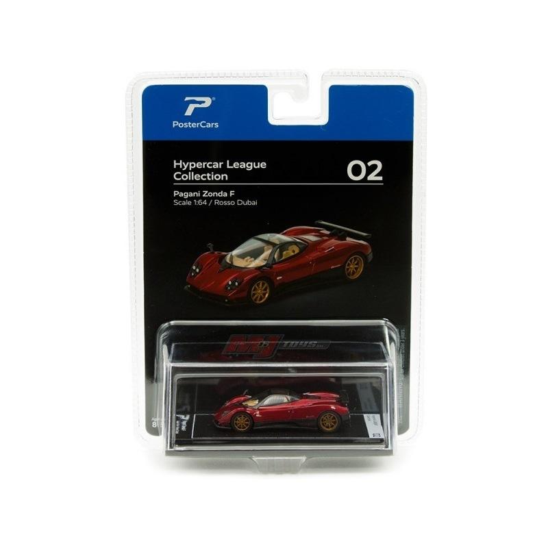 PosterCars 1/64 Pagani Zonda Supercar Alloy Model Simulation Diecast Huayra Toy Vehicle Colelction Miniature Voiture Boy Gift