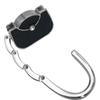 Metal Foldable Hook Table Hook Portable Bag Shape Design Folding Handbag Purse Bag Cloth Hanger Desk Racks Multi-Purpose Hooks